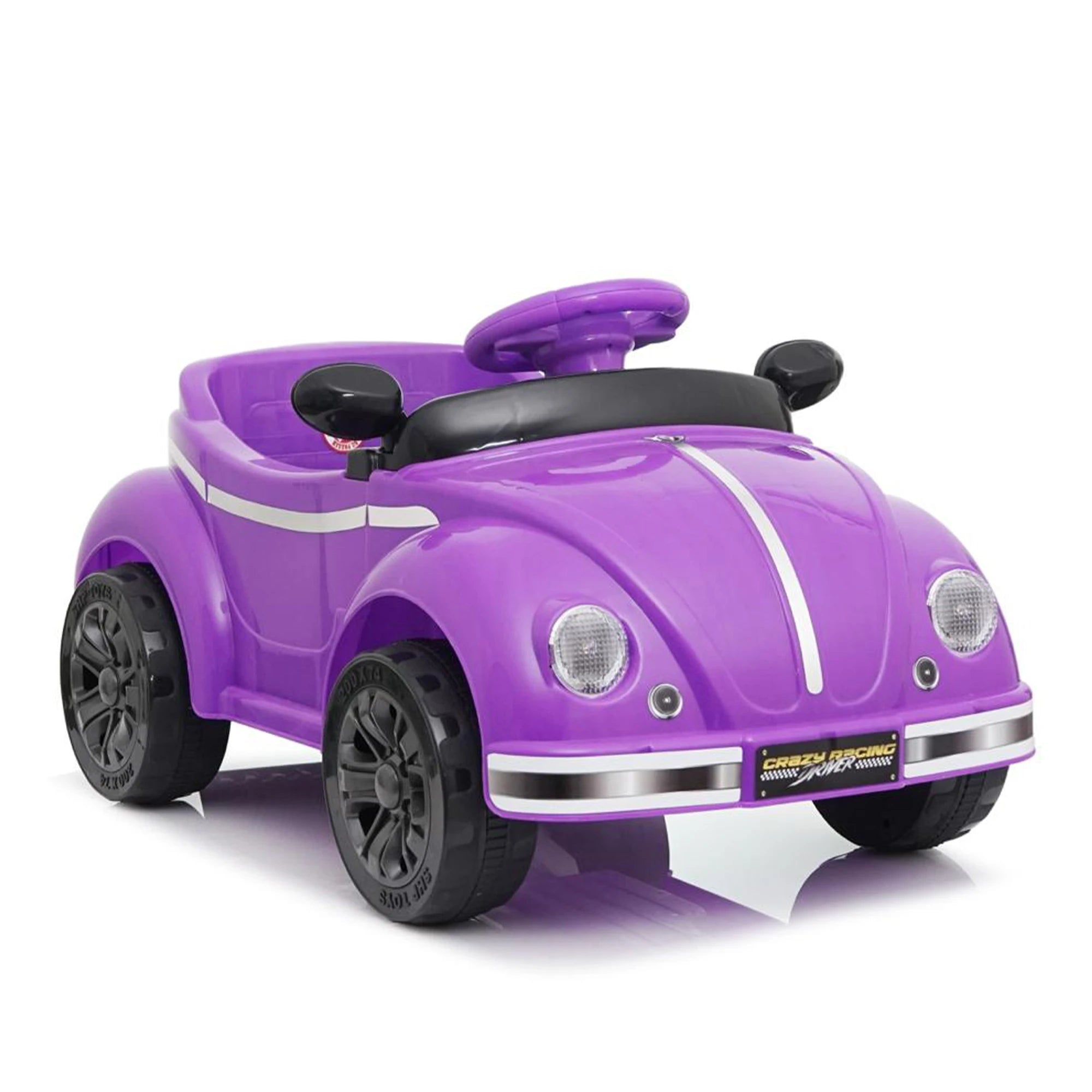 12V Kids Ride On Car w/ 2.4G Remote Control, Classic Vintage Electric Vehicle, Anti-Tip Safety Design, LED Headlights, Bluetooth & USB, 3-Speed Adjustable Toy Car for Toddlers Ages 2-4