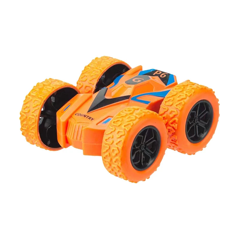 4pcs/2pcs/1pc double-sided inertia stunt rolling toy car - high playability, double-sided playability