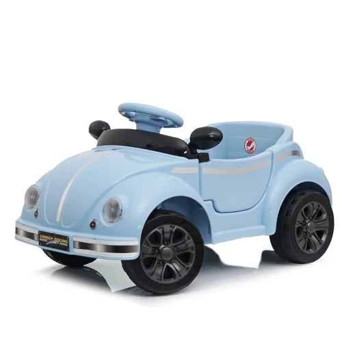 12V Kids Ride On Car w/ 2.4G Remote Control, Classic Vintage Electric Vehicle, Anti-Tip Safety Design, LED Headlights, Bluetooth & USB, 3-Speed Adjustable Toy Car for Toddlers Ages 2-4