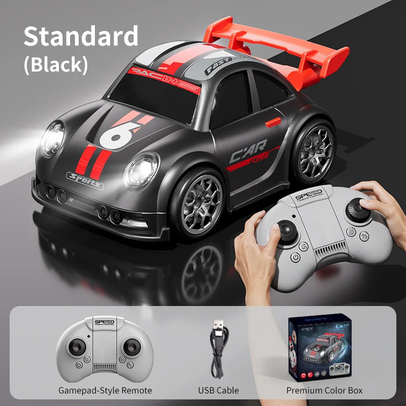 2026 New C6 RC Drift Car with Dual Mode Lights Sound Camera Screen Control Car Smart Induction Following Children's Toys Gift