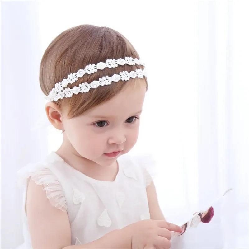 Baby Headband Flower Girls Bows Toddler Hair Bands for Baby Girls Kids Headbands Turban Newborn Hearband Baby Hair Accessories