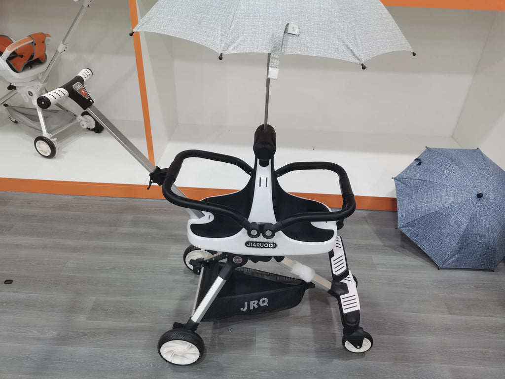 Lightweight Double Stroller with Canopy for Infants & Toddlers Travel Twin Umbrella Stroller Compact Easy Fold Aluminum Frame