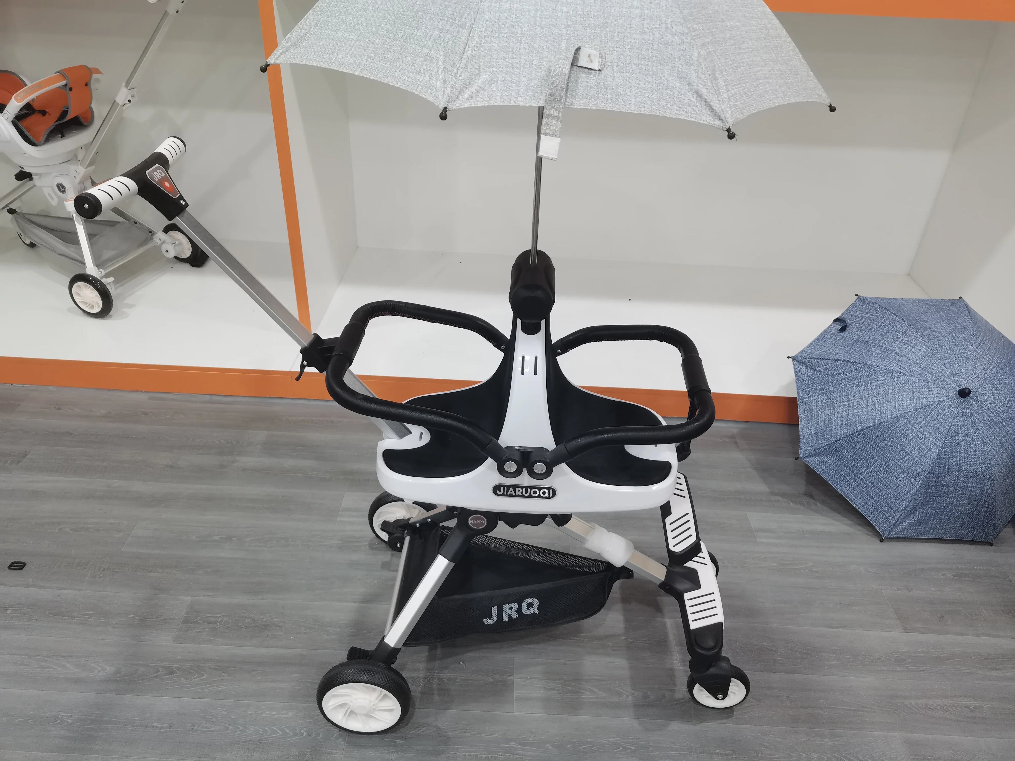 Lightweight Double Stroller with Canopy for Infants & Toddlers Travel Twin Umbrella Stroller Compact Easy Fold Aluminum Frame
