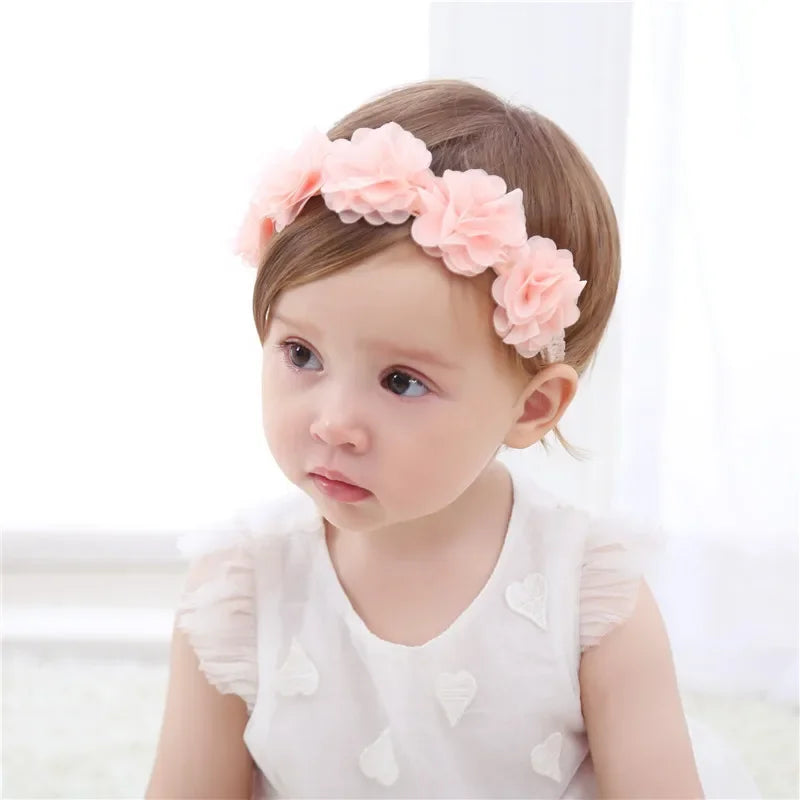 Baby Headband Flower Girls Bows Toddler Hair Bands for Baby Girls Kids Headbands Turban Newborn Hearband Baby Hair Accessories