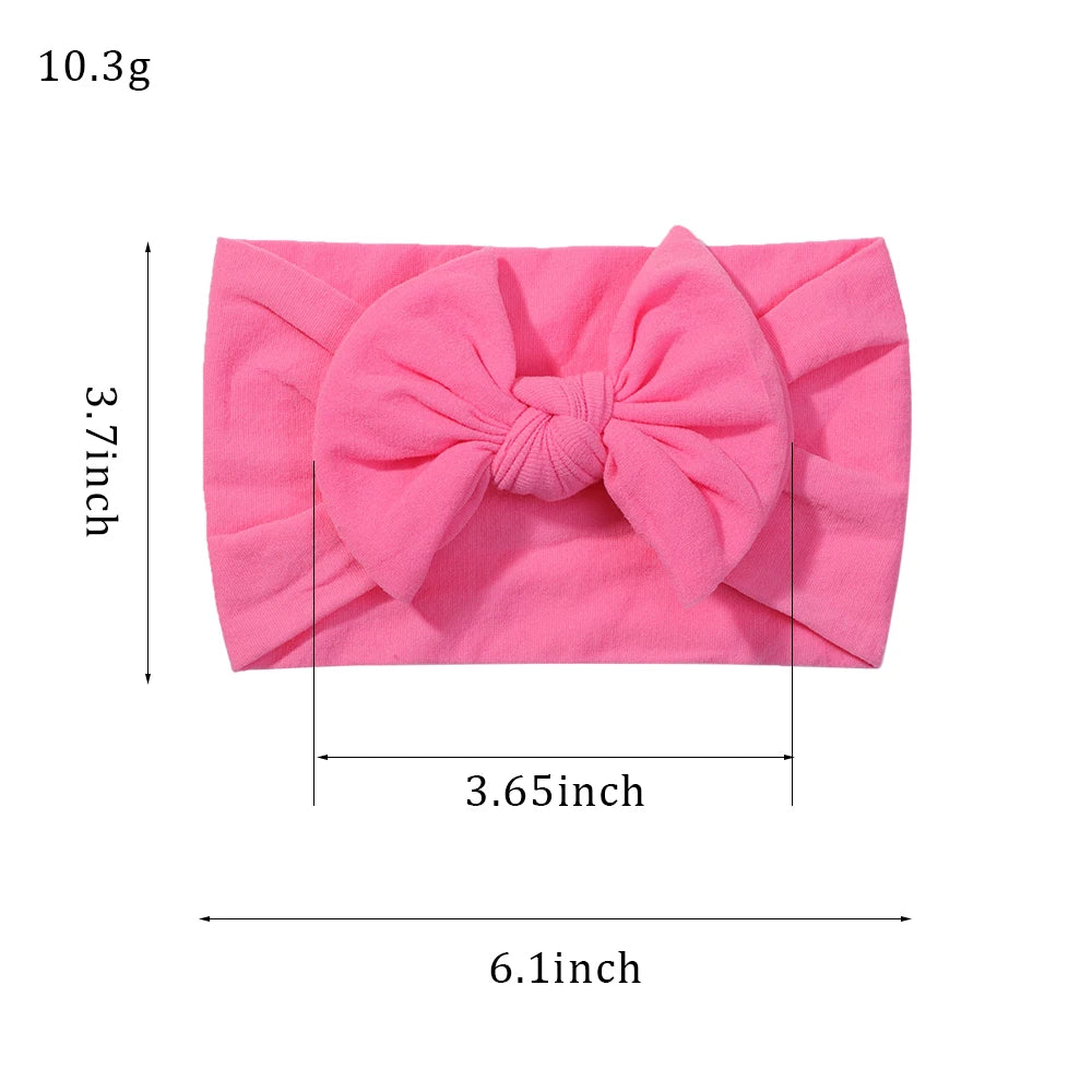 5Pcs/Set Baby Headband Cute Bowknot Newborn Girls Hair Band Soft Elastic Kids Hair Accessories