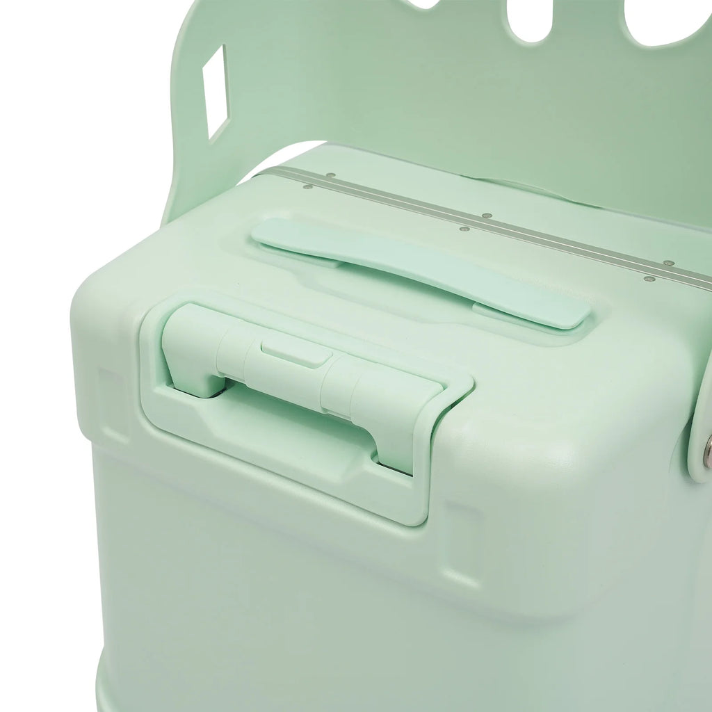Portable Trolley Suitcase,Kid Ride-on Trolley Case, Top Opening Suitcase with Wheels