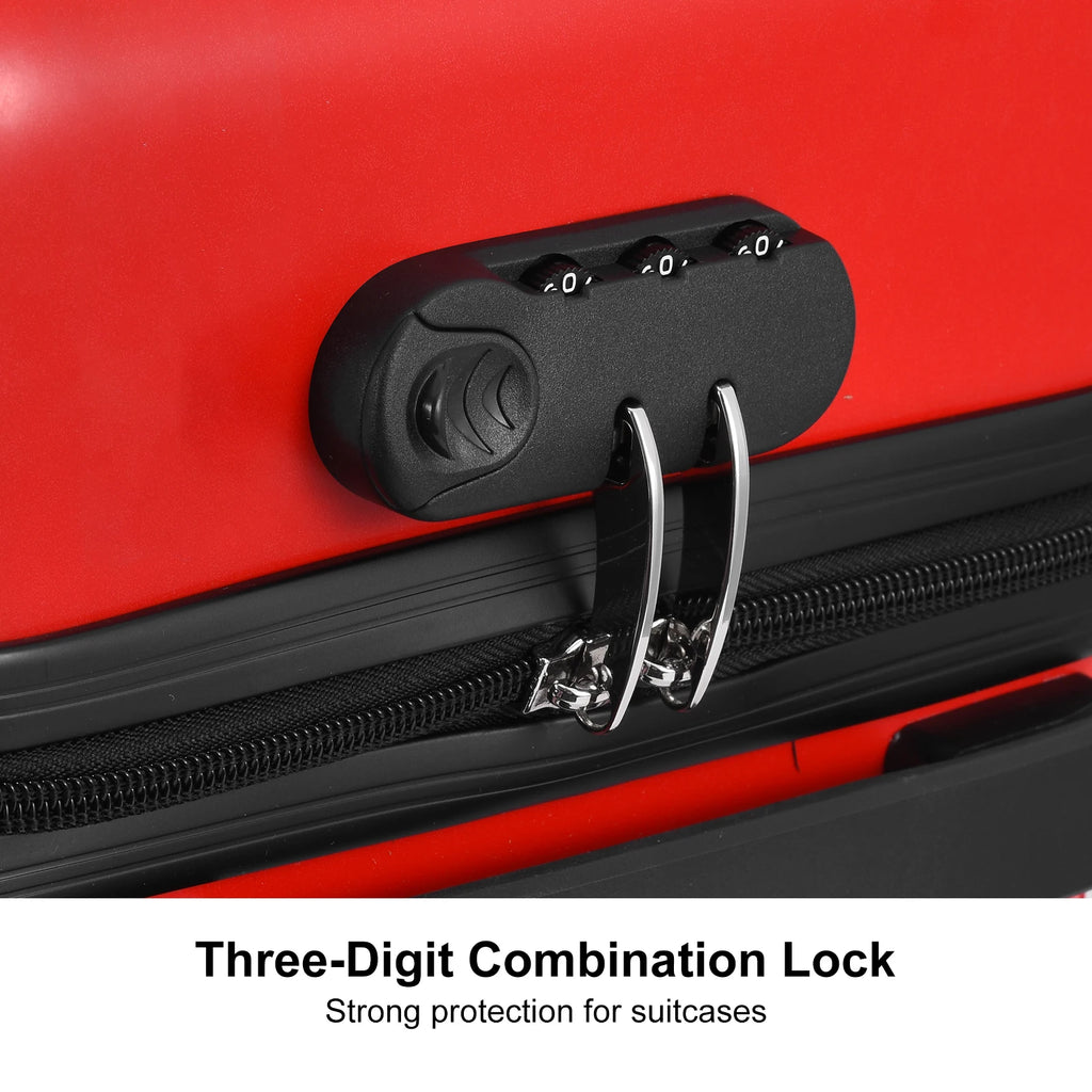 Kids Ride on Suitcase 24 Inch Ride on Trolley Case Cute Red Car Kids Suitcase Cabin Case with Adjustable Handle Wheels