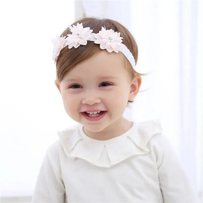 Baby Headband Flower Girls Bows Toddler Hair Bands for Baby Girls Kids Headbands Turban Newborn Hearband Baby Hair Accessories