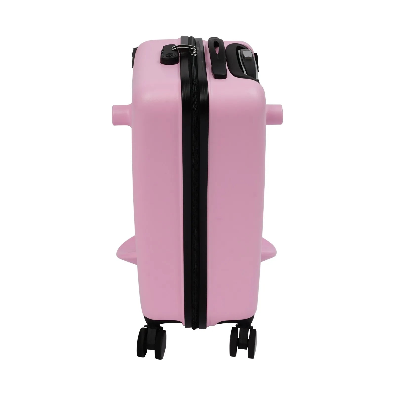 2-in-1 Kids Ride-On Suitcase, 20L Carry-On Luggage with Seat & Wheels for Ages 3-6