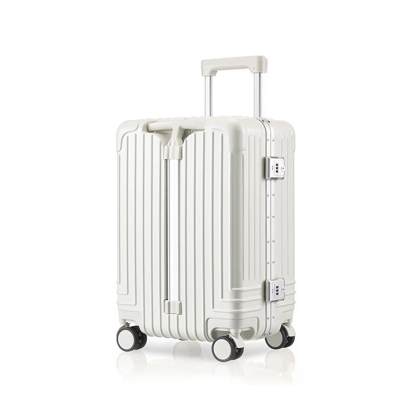 Baby Mother Travel Suitcase Children Can Sit and Ride Luggage with Cup Holder USB Trolley Case Lazy Walking Boarding Suitcases
