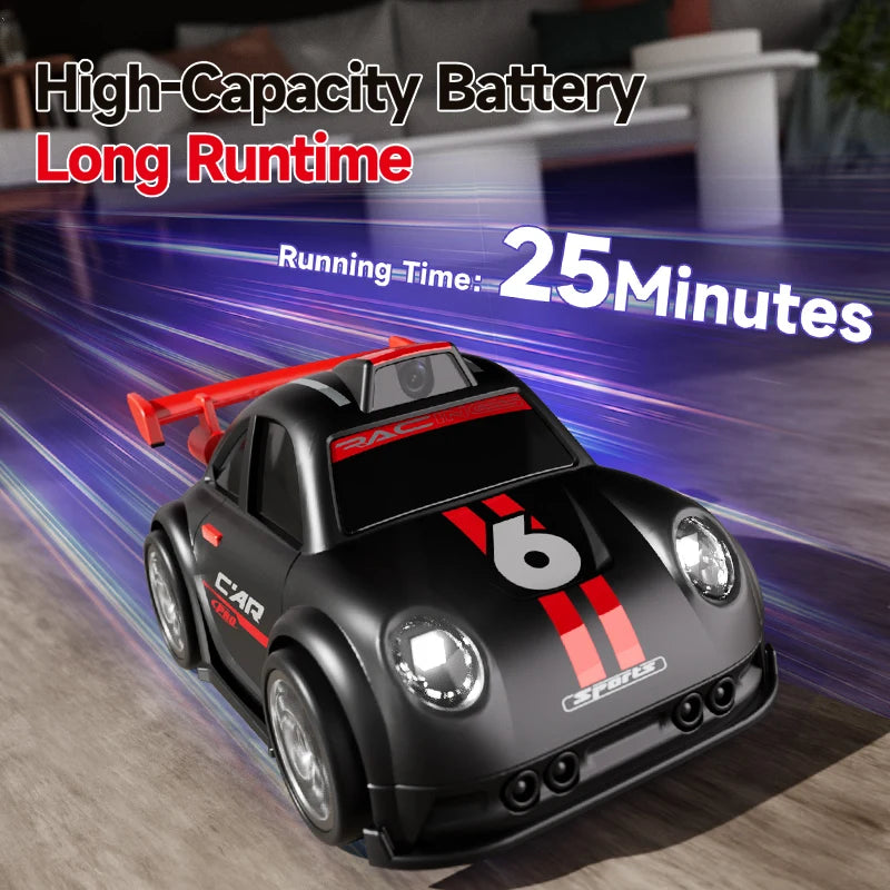 2026 New C6 RC Drift Car with Dual Mode Lights Sound Camera Screen Control Car Smart Induction Following Children's Toys Gift