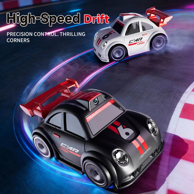 2026 New C6 RC Drift Car with Dual Mode Lights Sound Camera Screen Control Car Smart Induction Following Children's Toys Gift