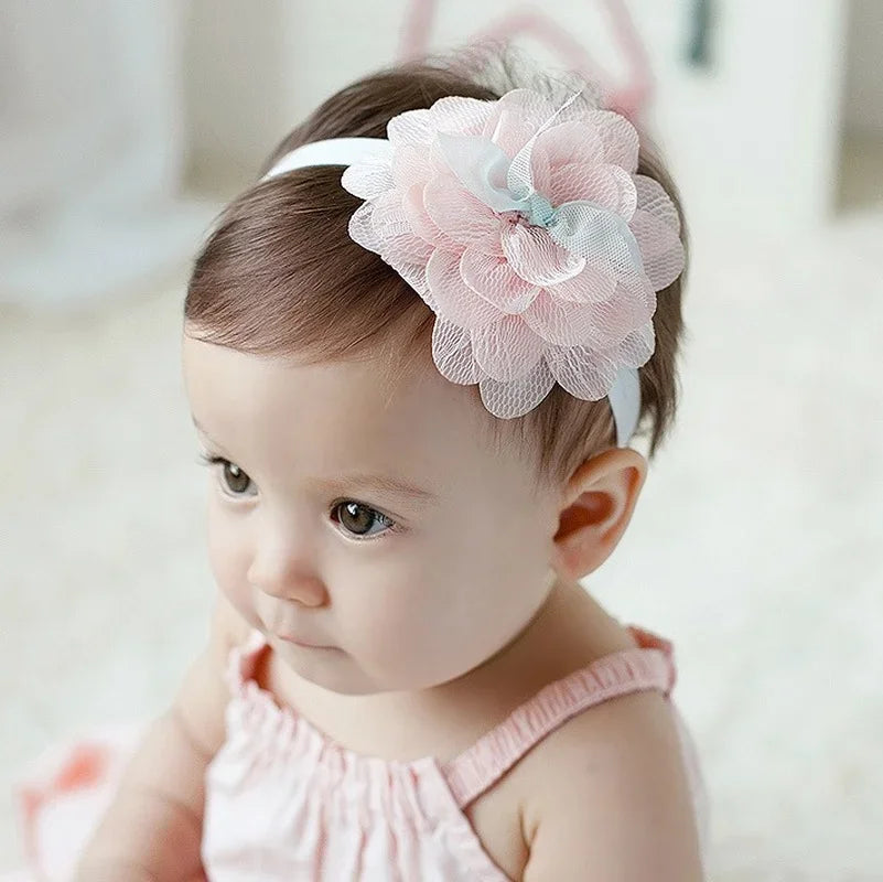 Baby Headband Flower Girls Bows Toddler Hair Bands for Baby Girls Kids Headbands Turban Newborn Hearband Baby Hair Accessories