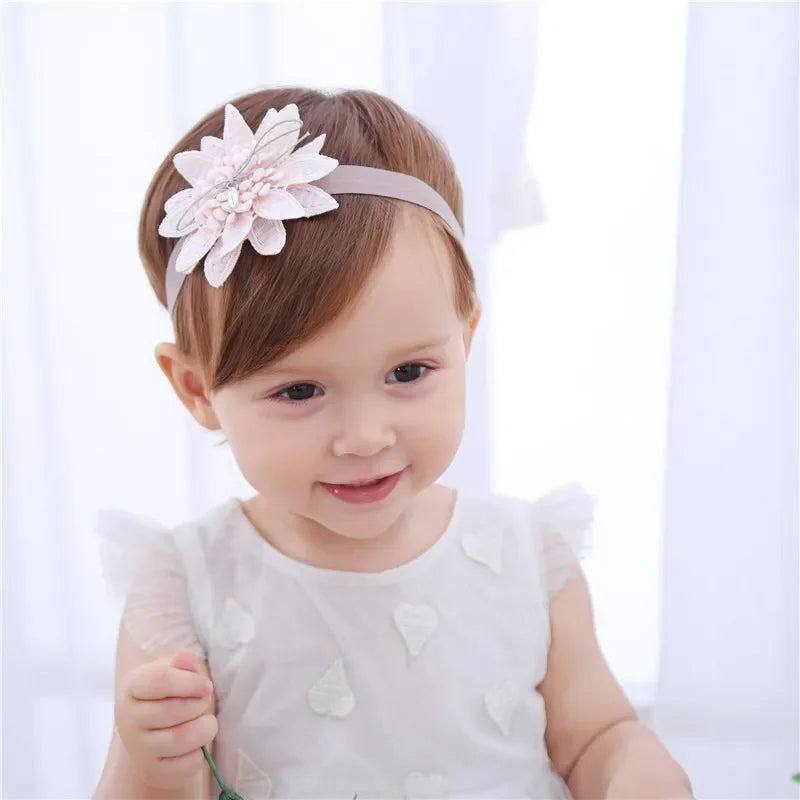 Baby Headband Flower Girls Bows Toddler Hair Bands for Baby Girls Kids Headbands Turban Newborn Hearband Baby Hair Accessories