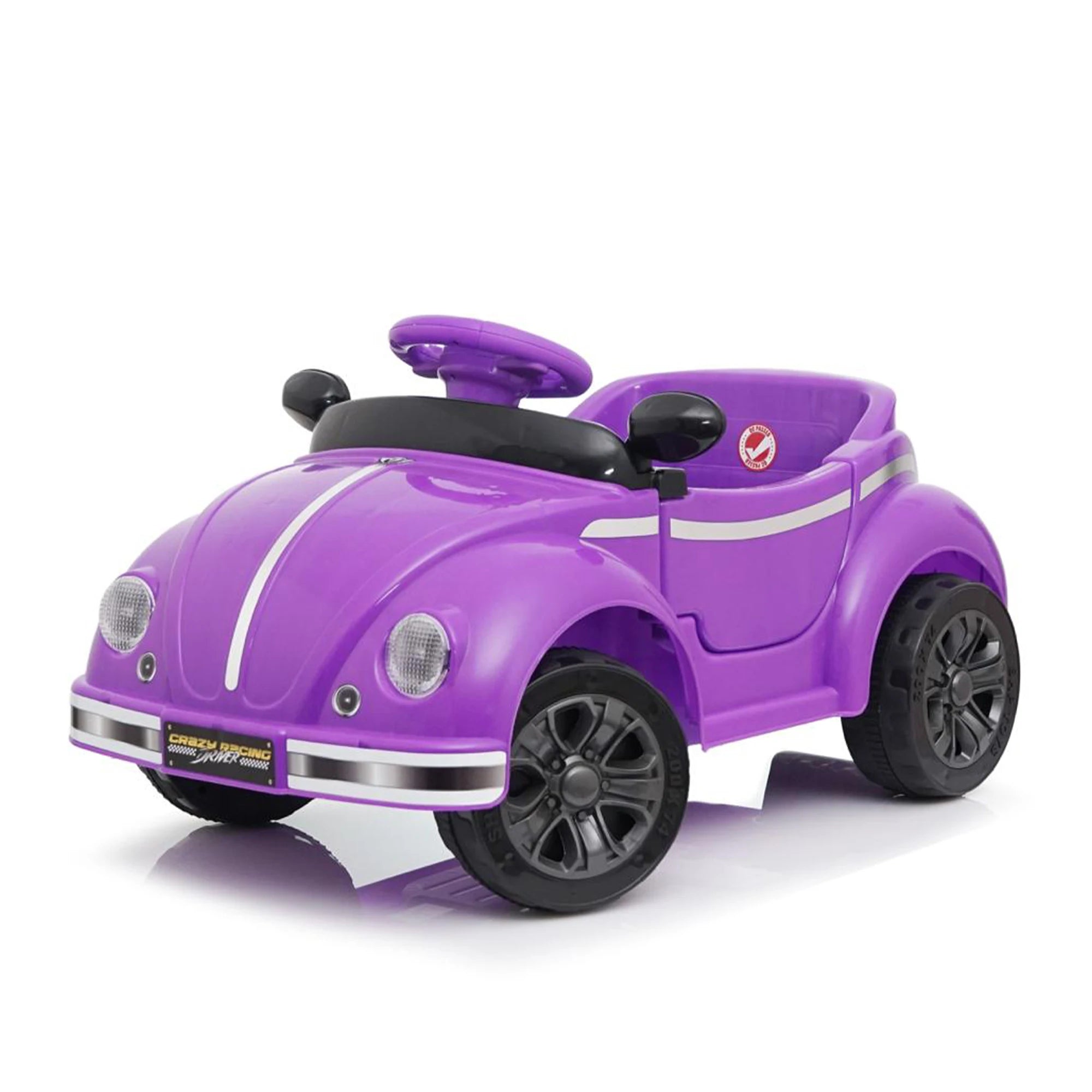12V Kids Ride On Car w/ 2.4G Remote Control, Classic Vintage Electric Vehicle, Anti-Tip Safety Design, LED Headlights, Bluetooth & USB, 3-Speed Adjustable Toy Car for Toddlers Ages 2-4