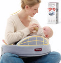 Ergonomic Memory Foam Nursing Pillow with Safety Guard, Wider Cushion, Adjustable, Removable Cover