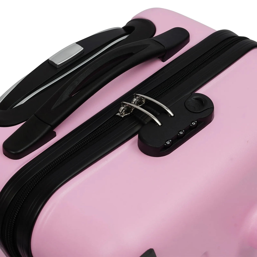 2-in-1 Kids Ride-On Suitcase, 20L Carry-On Luggage with Seat & Wheels for Ages 3-6