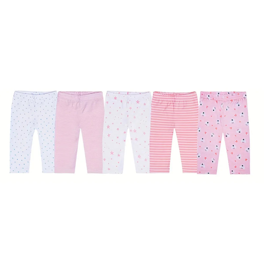 baby girl clothes pink cotton 20 pieces set 5 onesie 5 pants 5 gloves 5 hats newborn romper sets infant outfits soft homewear best gift for new mom