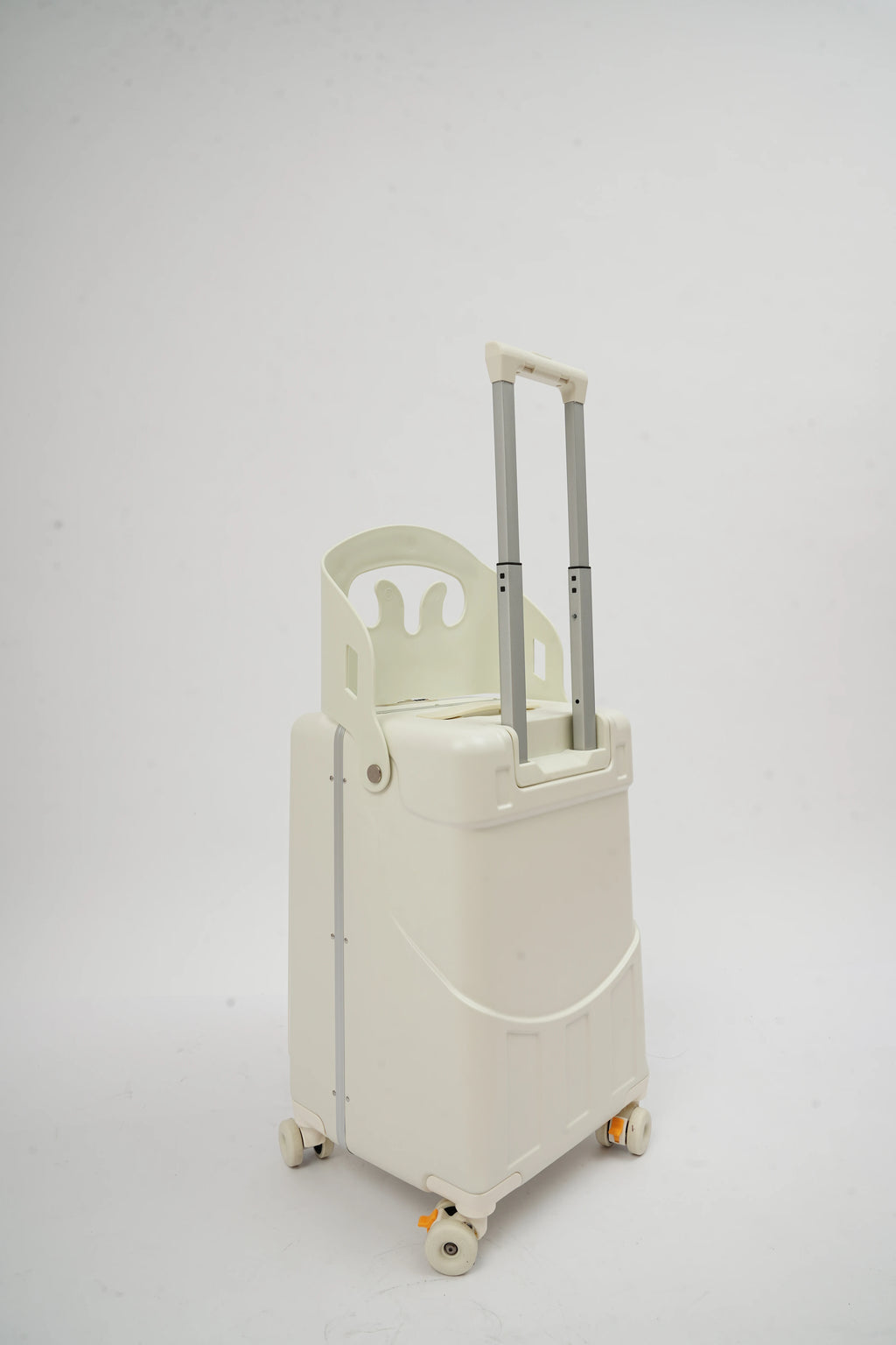 Portable Trolley Suitcase,Kid Ride-on Trolley Case, Top Opening Suitcase with Wheels