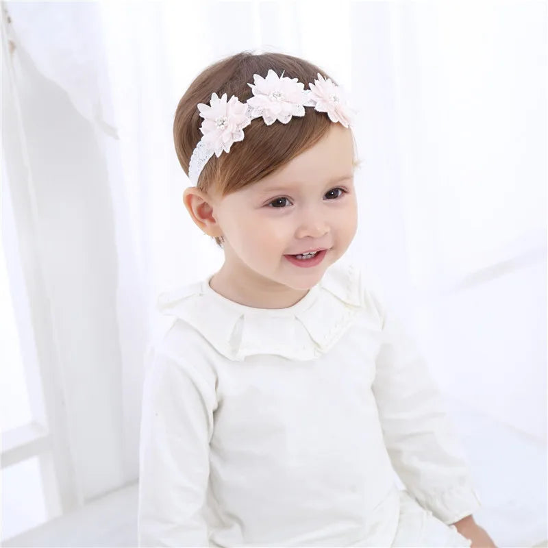 Baby Headband Flower Girls Bows Toddler Hair Bands for Baby Girls Kids Headbands Turban Newborn Hearband Baby Hair Accessories