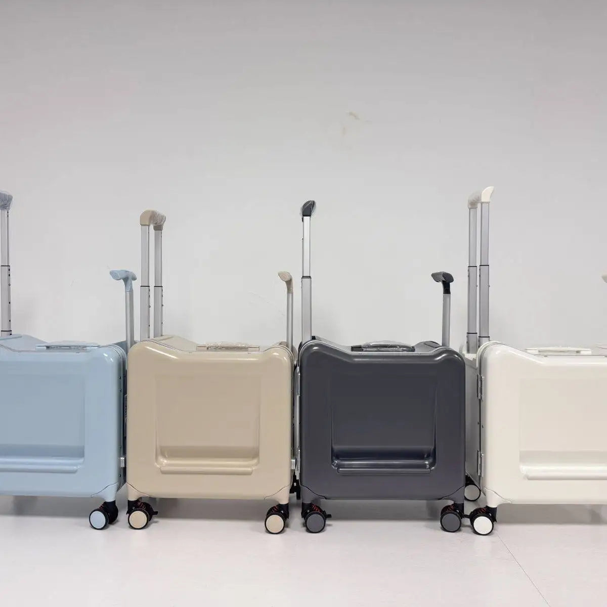 20-inch Carry-On Suitcase with Child Seat PC Rolling Luggage Multifunctional Parenting Essential Travel Suitcase Trolley Case