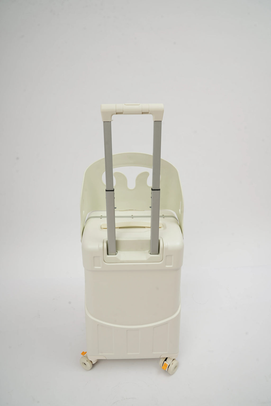 Portable Trolley Suitcase,Kid Ride-on Trolley Case, Top Opening Suitcase with Wheels