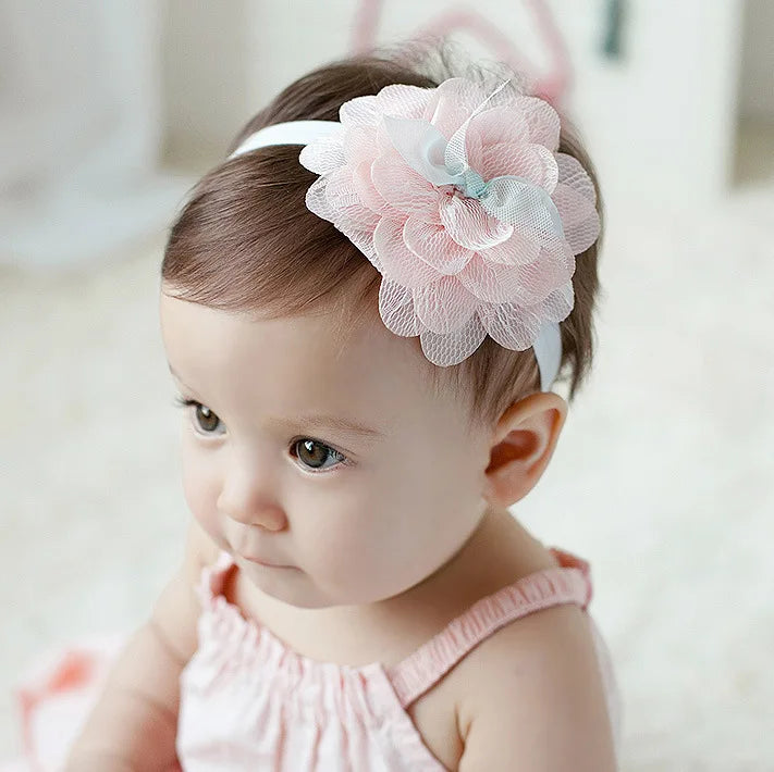 Baby Headband Flower Girls Bows Toddler Hair Bands for Baby Girls Kids Headbands Turban Newborn Hearband Baby Hair Accessories