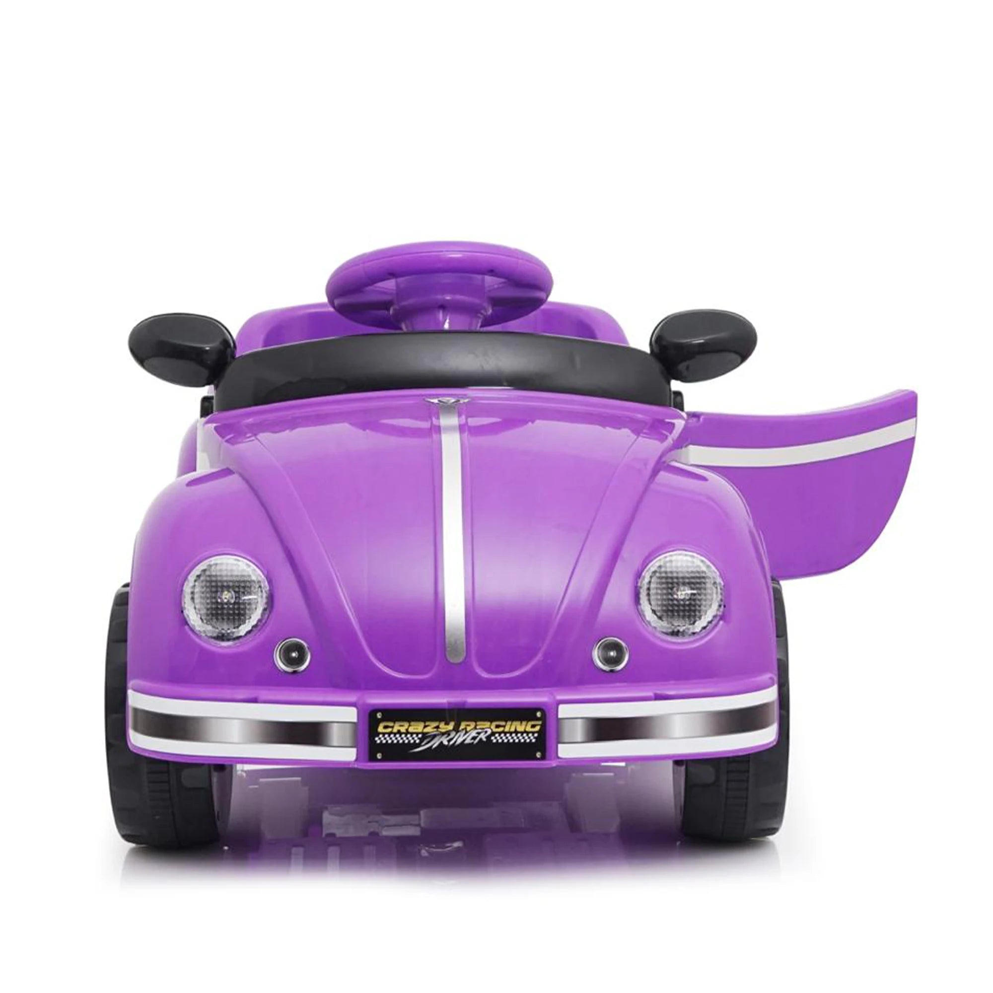 12V Kids Ride On Car w/ 2.4G Remote Control, Classic Vintage Electric Vehicle, Anti-Tip Safety Design, LED Headlights, Bluetooth & USB, 3-Speed Adjustable Toy Car for Toddlers Ages 2-4