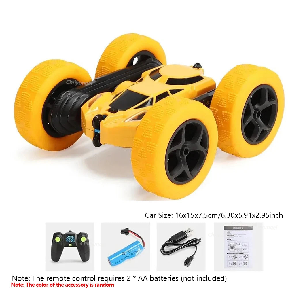 Rc Stunt Car Kids Double Sided Flip Remote Control Cars 2.4G High Speed 360° Rotation Drift Auto Toys Gifts for Boy Girl