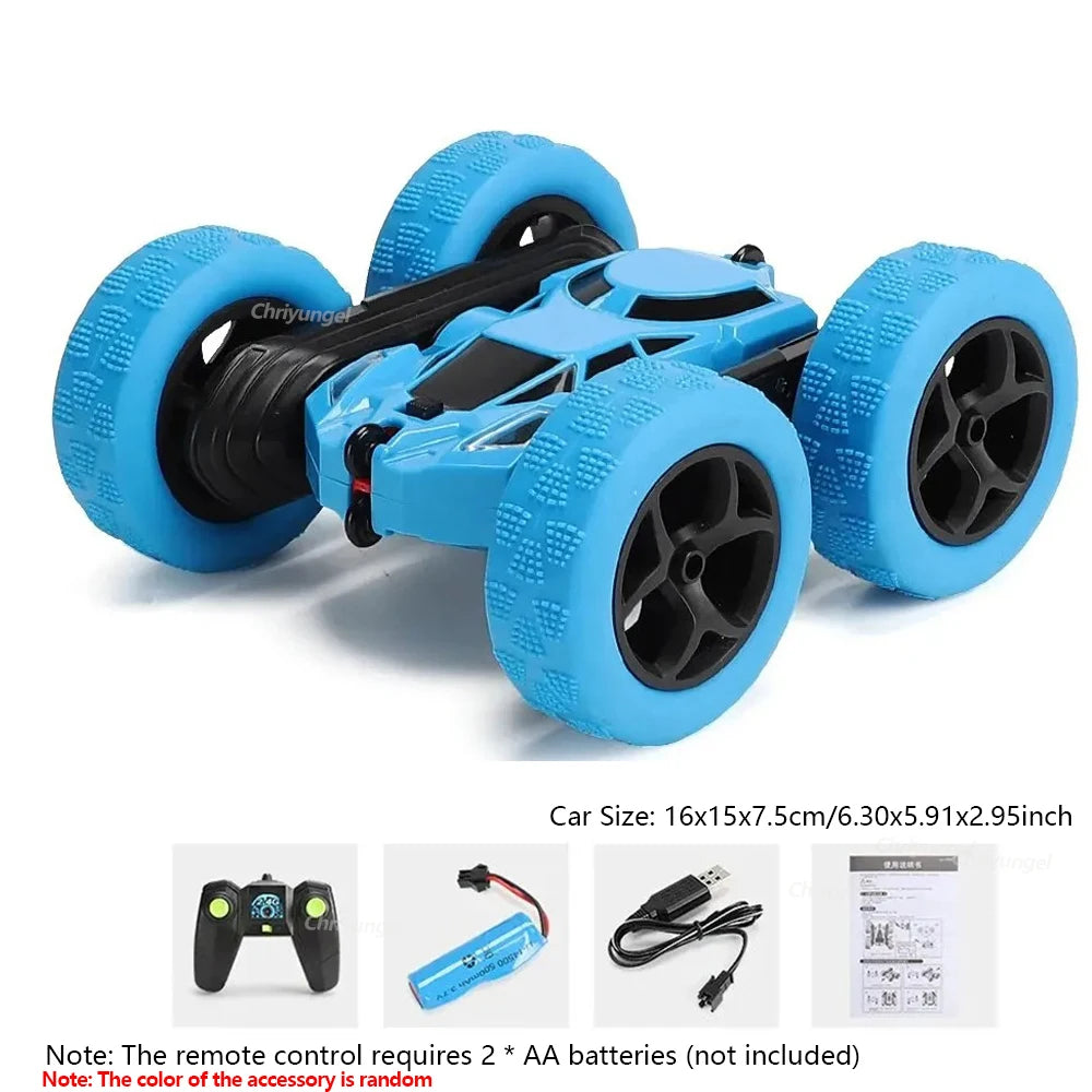 Rc Stunt Car Kids Double Sided Flip Remote Control Cars 2.4G High Speed 360° Rotation Drift Auto Toys Gifts for Boy Girl