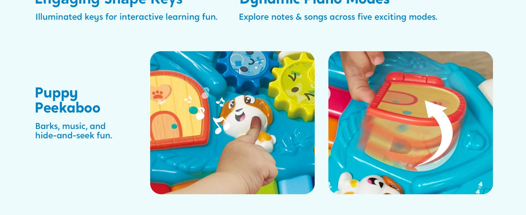JOYFY Baby Learning Walker 2 in 1 Sit to Stand Learning Toys for Baby Toys 6-12 Months Educational Present Push Walker Gift