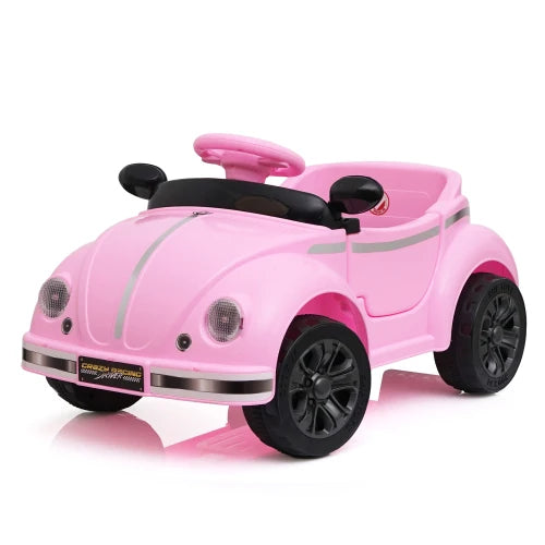 12V Kids Ride On Car w/ 2.4G Remote Control, Classic Vintage Electric Vehicle, Anti-Tip Safety Design, LED Headlights, Bluetooth & USB, 3-Speed Adjustable Toy Car for Toddlers Ages 2-4