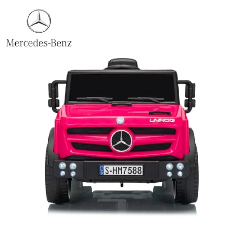 12V Ride on Car for with Parent Remote Control Electric Vehicle with LED Headlights and Music Player Bluetooth Compatible Ideal