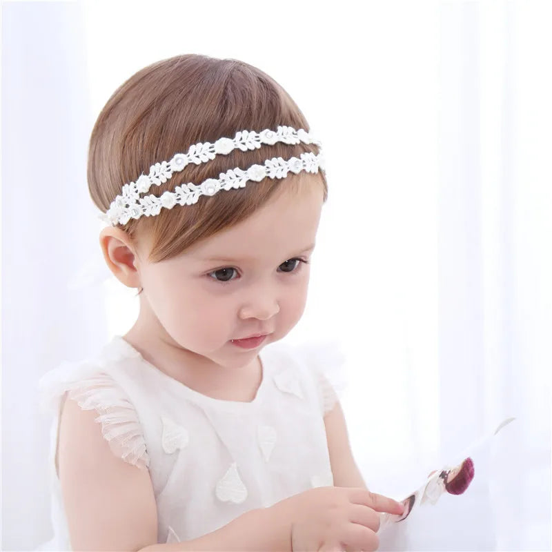 Baby Headband Flower Girls Bows Toddler Hair Bands for Baby Girls Kids Headbands Turban Newborn Hearband Baby Hair Accessories