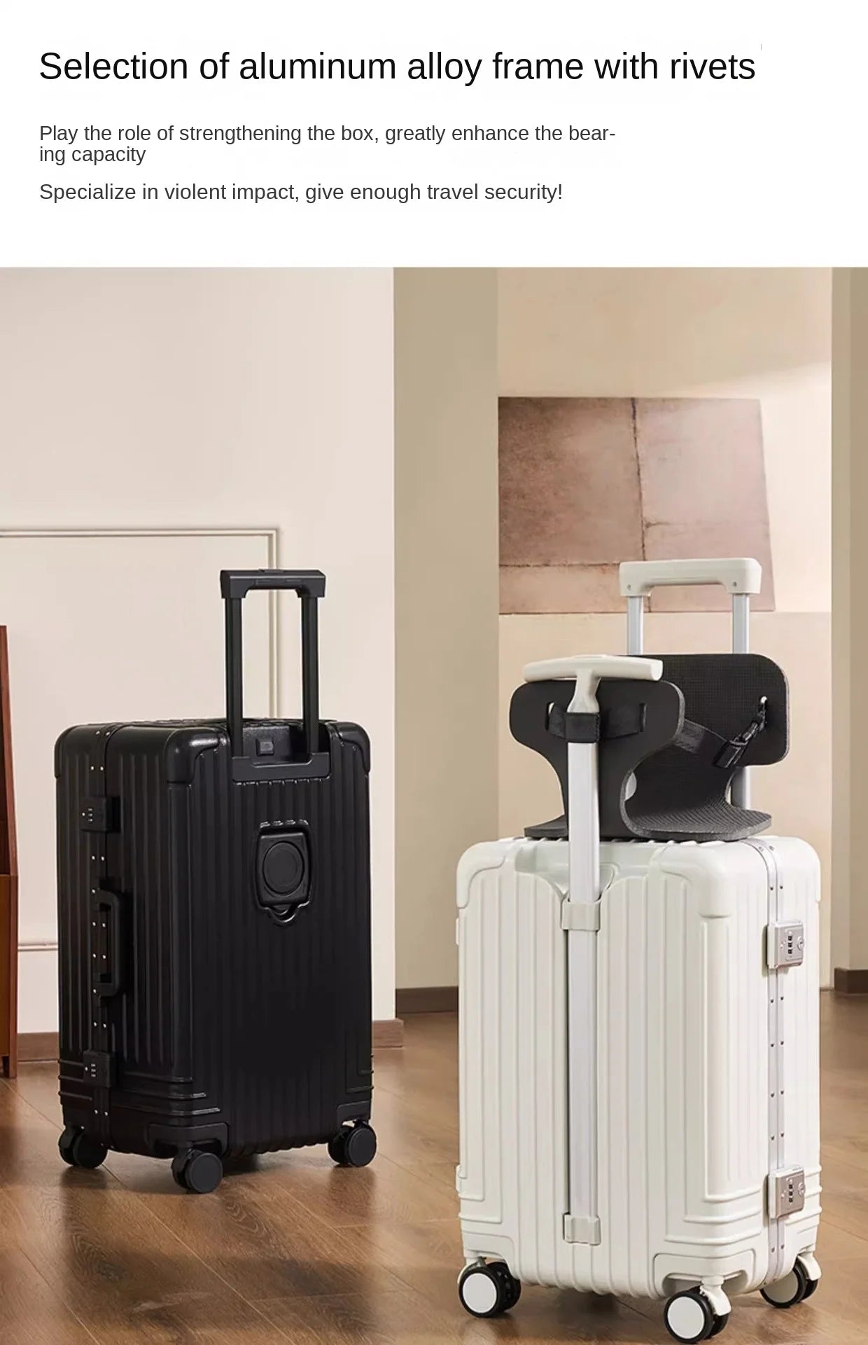 Baby Mother Travel Suitcase Children Can Sit and Ride Luggage with Cup Holder USB Trolley Case Lazy Walking Boarding Suitcases