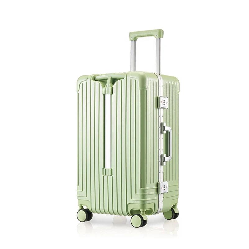 Baby Mother Travel Suitcase Children Can Sit and Ride Luggage with Cup Holder USB Trolley Case Lazy Walking Boarding Suitcases