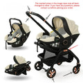 Multi Functional Newborn Baby Sleeping Basket, Baby Safety Seat, Baby Stroller, Multi-purpose Portable Four-wheel Stroller