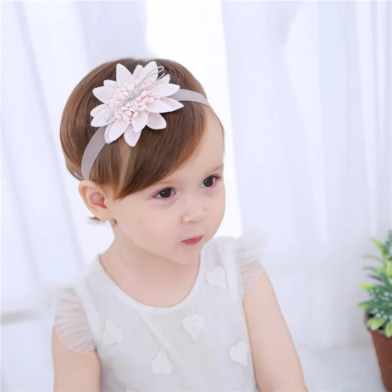Baby Headband Flower Girls Bows Toddler Hair Bands for Baby Girls Kids Headbands Turban Newborn Hearband Baby Hair Accessories