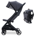 Lightweight Baby Stroller, Compact Umbrella Stroller with Adjustable Canopy/Footrest/Backrest, One-Hand Folding Newborn Stroller