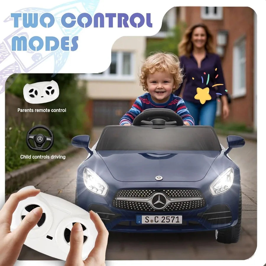 Licensed CLS 350 12V Ride On Car Truck for Ride on Toys for Toddlers w/Parent Control Spring Suspension Power Wheels for Girls