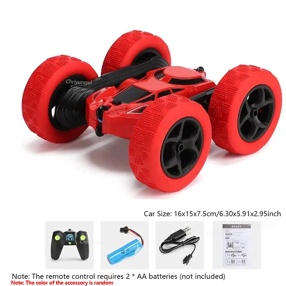 Rc Stunt Car Kids Double Sided Flip Remote Control Cars 2.4G High Speed 360° Rotation Drift Auto Toys Gifts for Boy Girl